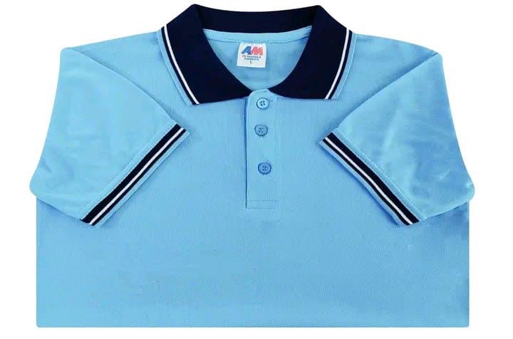 PK Mesh Fabric Polo T-Shirt (140± GSM) – Sky Blue v2